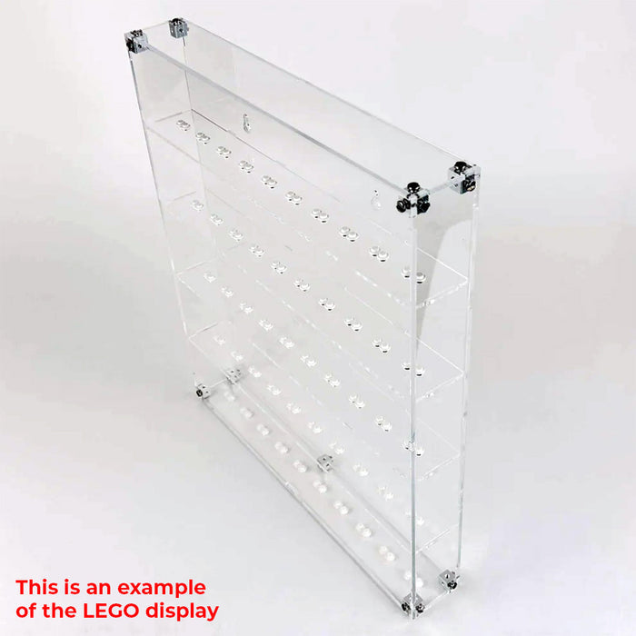 Example of Custom Wall Mount Acrylic Displays LEGO by Display Geek and Flying Box