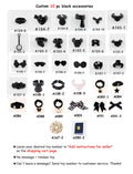 Custom Black Accessories