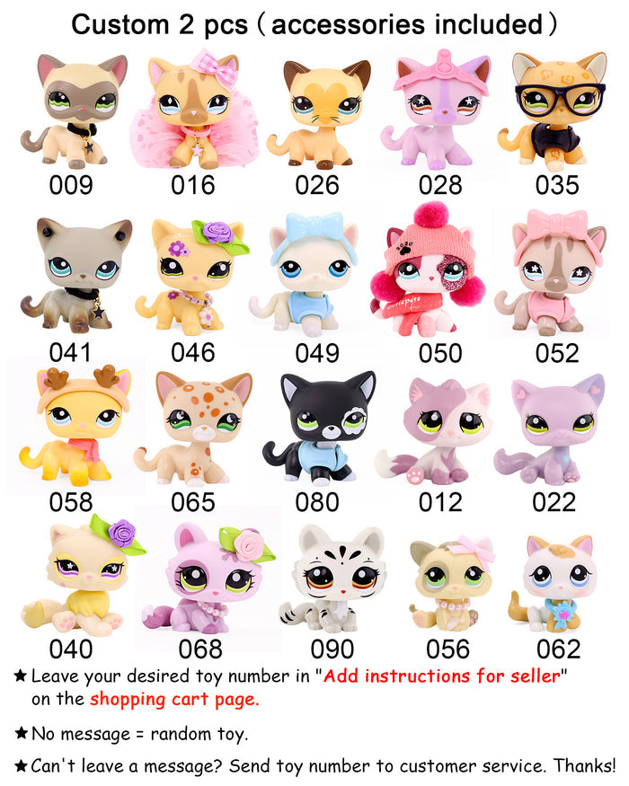 Custom 2 Pcs Cat ( Note Required)
