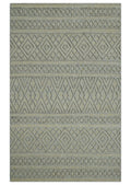 Custom Made Hand Knotted Modern Contemporary Gray Wool Area Rug - The Rug Decor