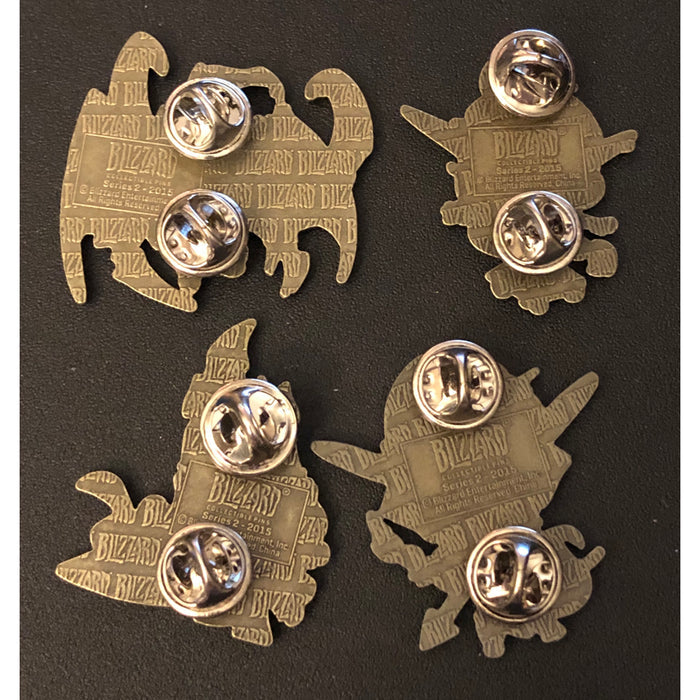 Cute But Deadly Blizzard World of Warcraft Gold Pin Set of 4