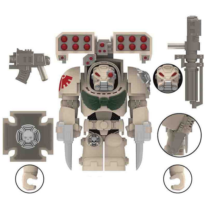 Dark Angels Terminator Big Figure (Warhammer 40,000) - Custom Building Blocks Mini Figures Compatible with Brick Building System