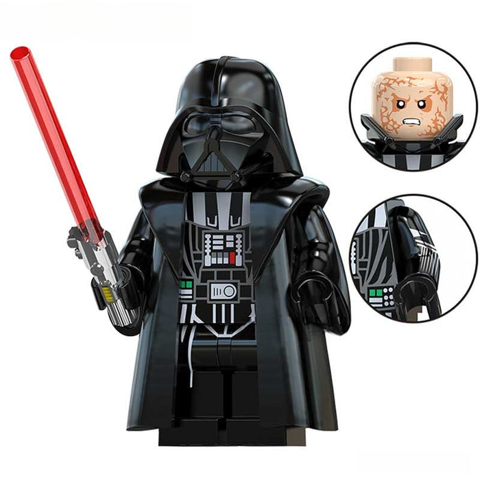 Darth Vader (Star Wars) - Custom Building Blocks Mini Figures Compatible with Brick Building System