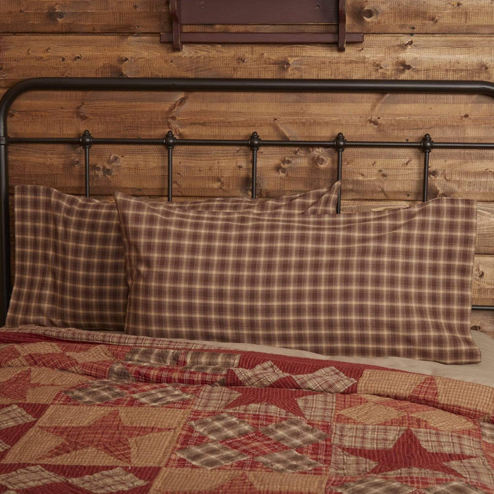 Dawson Star King Pillow Case Set of 2 21x40 - The Village Country Store