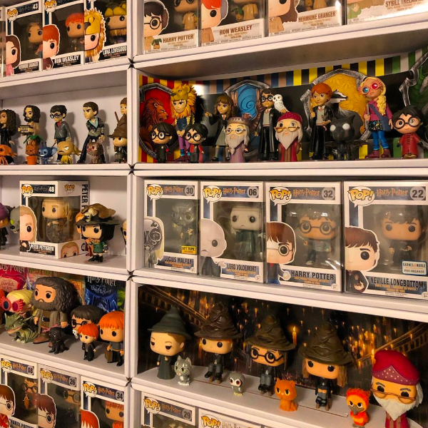 Display Geek Out of Box Funko Pop Vinyl Display Case Pop Shelf Shelves vaulted kubbies harry potter