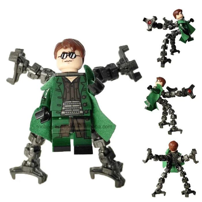 Doctor Octopus (Marvel Spider-Man) - Custom Building Blocks Mini Figures Compatible with Brick Building System