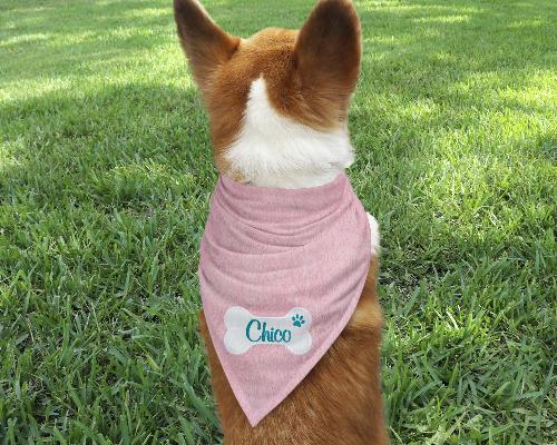 Dog Bone Personalized Patch - Sew Lucky Embroidery