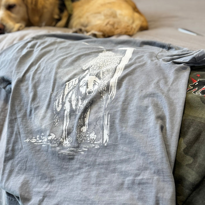 "Dog In" Shirt - Grey - Warpaint x _invadergirl_