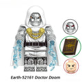 Dr Doom Earth 52161 (Marvel) - Custom Building Blocks Mini Figures Compatible with Brick Building System