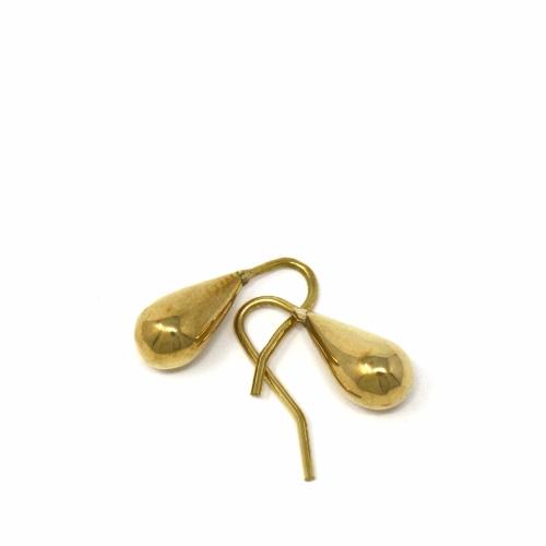 Earrings: Brass Drops - TheHomeToGo