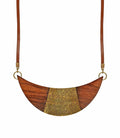 Earth and Fire Crescent Necklace - Matr Boomie (Jewelry) - TheHomeToGo