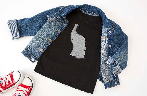 Elephant Patch  Sample - Sew Lucky Embroidery