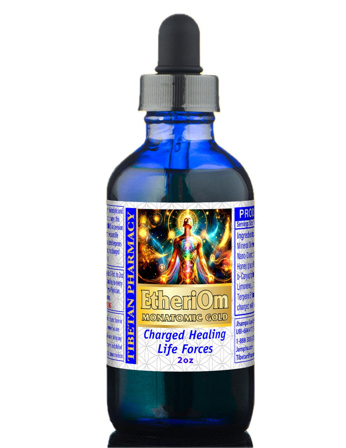 EtheriOm for Energetic Resonance and Spiritual Clarity - Charged Healing Life Forces 2oz bottle.