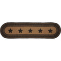 Farmhouse Jute Runner Stencil Stars 13x48 - The Village Country Store