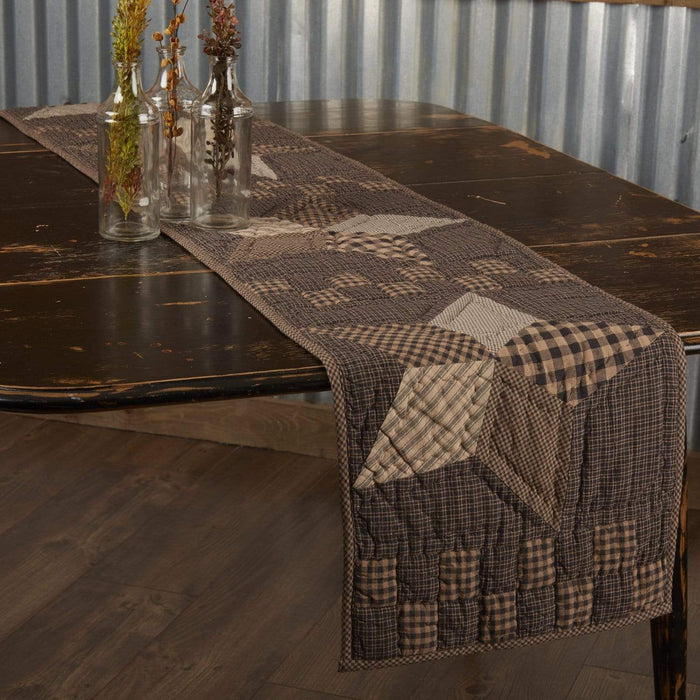 Farmhouse Star Runner Quilted 13x72 - The Village Country Store