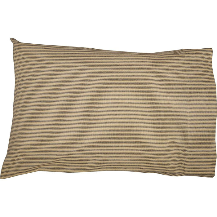 Farmhouse Star Standard Pillow Case w/Applique Star Set of 2 21x30 - The Village Country Store