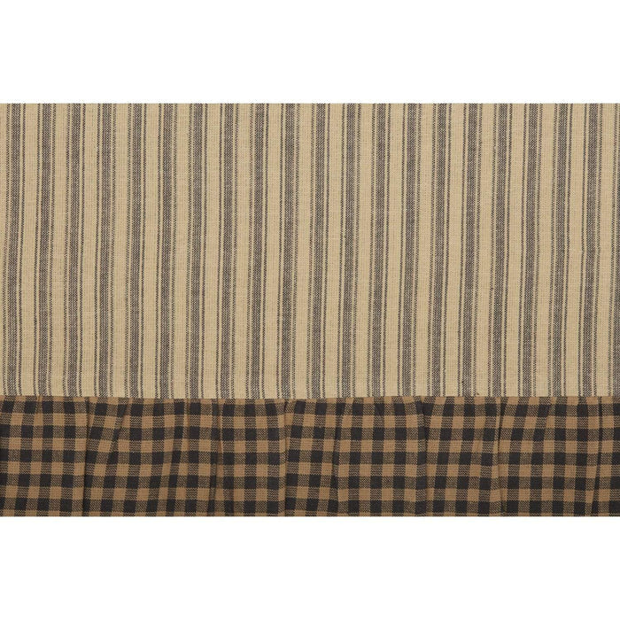 Farmhouse Star Ticking Stripe Fabric Euro Sham 26x26 - The Village Country Store