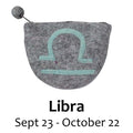 Felt Libra Zodiac Coin Purse - Global Groove - TheHomeToGo