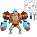 Franky Big (One Piece) - Custom Building Blocks Mini Figures Compatible with Brick Building System