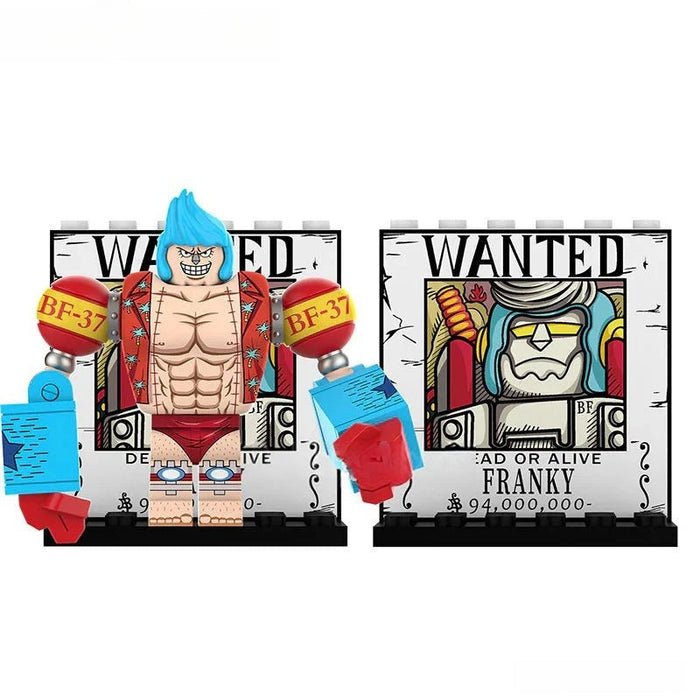 Franky Big Size (One Piece) - Custom Building Blocks Mini Figures Compatible with Brick Building System
