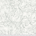 FreeSpirit - Morris & Co. - Acanthus Scroll - Silver - PWWM064.Silver - Sold by the Half Yard