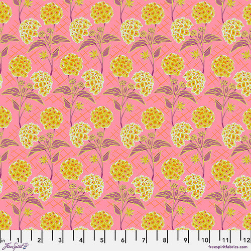 FreeSpirit - Our Fair Home - Trellis - Peach - PWAH213.Peach - Sold by the Half Yard
