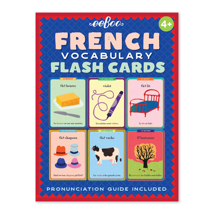 French Vocabulary Flash Cards