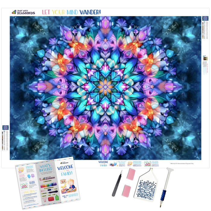 Frosted Butterfly Mandala - Product Mockup 1