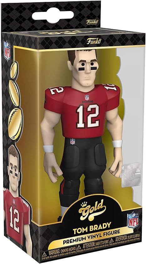 Funko Gold NFL Tampa Bay Buccaneers Tom Brady (Home) 5-Inch Vinyl Figure (Vaulted)