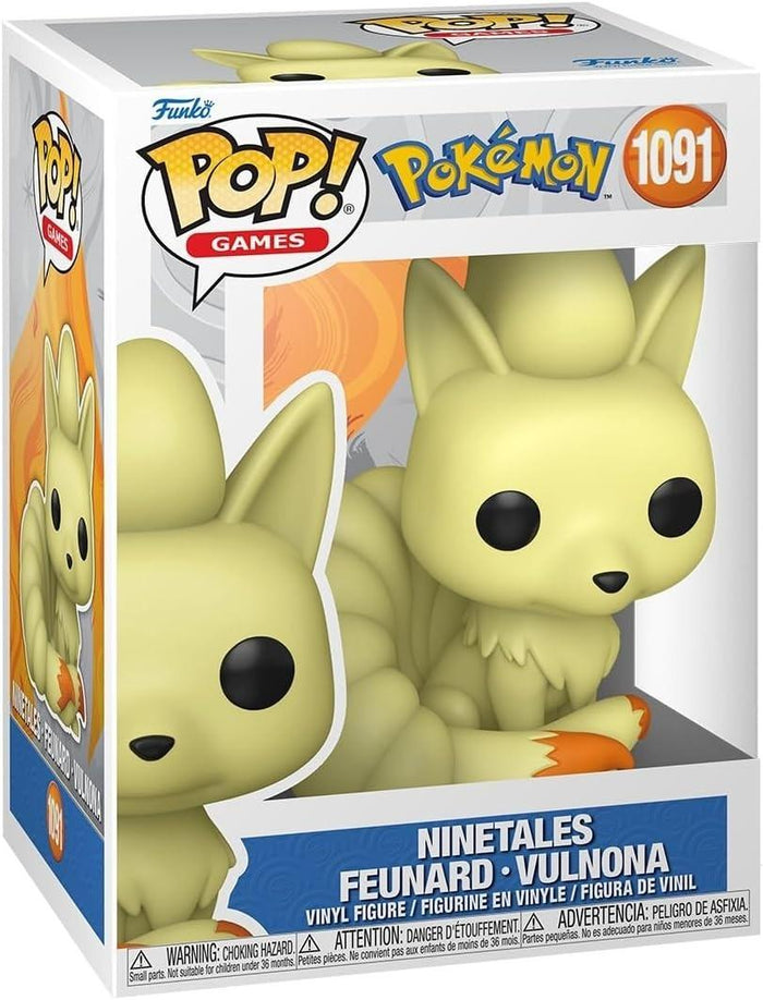 Funko Pop! Games Pokémon Ninetales Vinyl Figure #1091 with Funko Protector