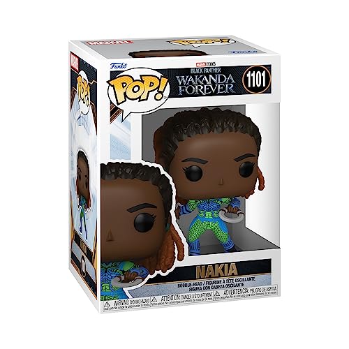 Funko Pop! Marvel Black Panther Nakia (Wakanda Forever) Vinyl Figure #1101 with Funko Protector