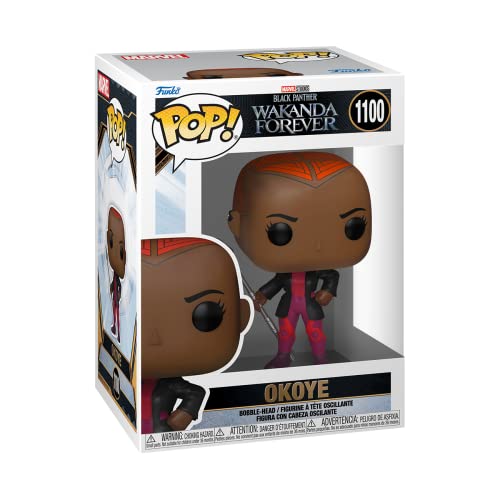 Funko Pop! Marvel Black Panther Okoye (Wakanda Forever) Vinyl Figure #1100 with Funko Protector