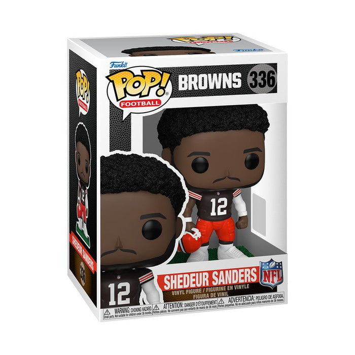 Funko Pop! NFL Cleveland Browns Shedeur Sanders Vinyl Figure #336 with Protector