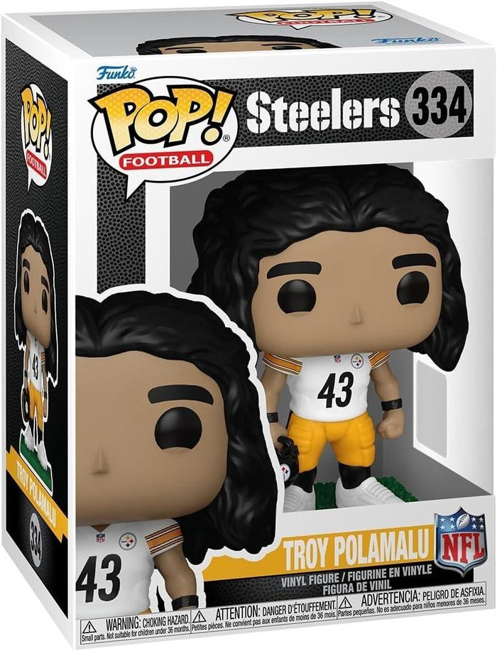 Funko Pop! NFL Legends Pittsburgh Steelers Troy Polamalu Vinyl Figure #334 with