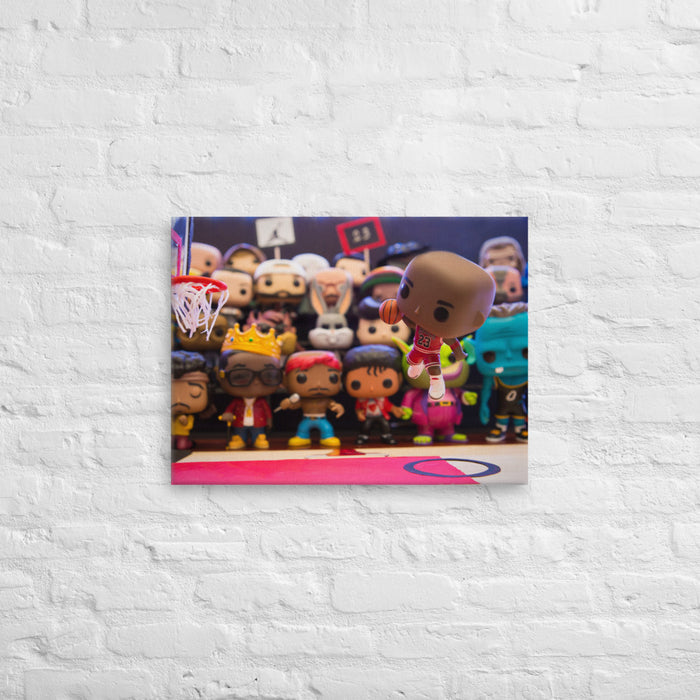 Jordan Funko Pop Photography Giant Canvas by UrbanRoxStarr