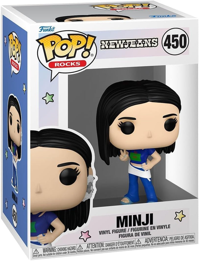 Funko Pop! Rocks NewJeans (NJZ) Minji Vinyl Figure #450 with Funko Protector