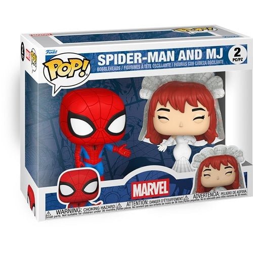 Funko Pop! Spider-Man and Mary Jane (Comic) 2-Pack Vinyl Figure