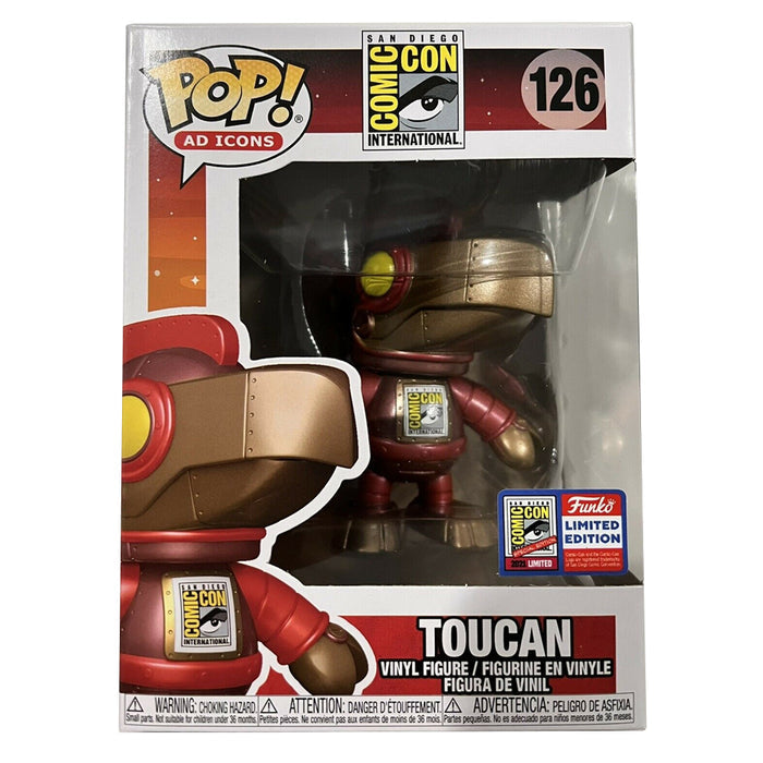 Funko Pop Toucan as Robot Red SDCCSE 2021