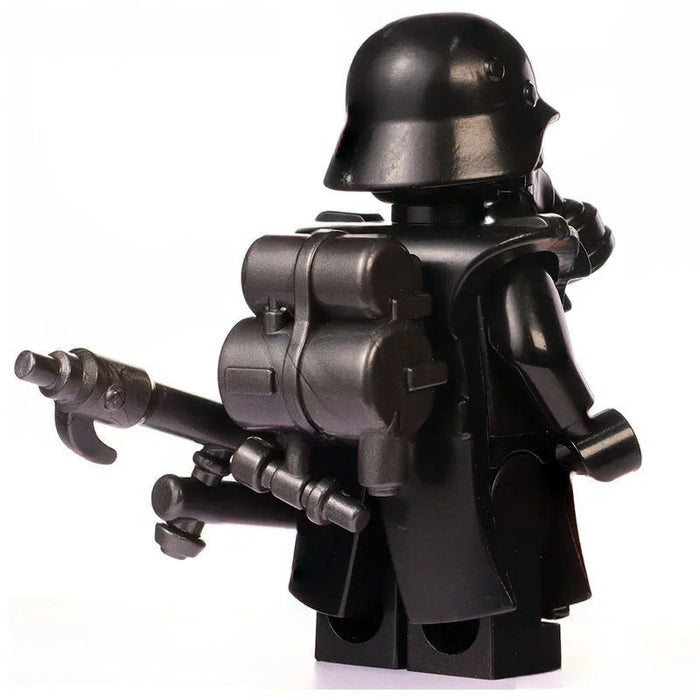 Gas Mask Flame Officer (American History World War II) - Custom Building Blocks Mini Figures Compatible with Brick Building System