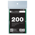 Gloss Protector Sleeves for Trading Card Games, Standard Size Deck (200 pack) - Display Geek, Inc.