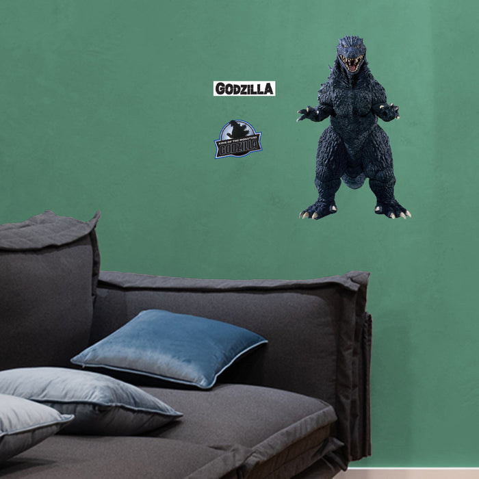 Godzilla - Godzilla (1999) - RealBig Front Collection - Official Toho - Reusable Vinyl Wall Decals