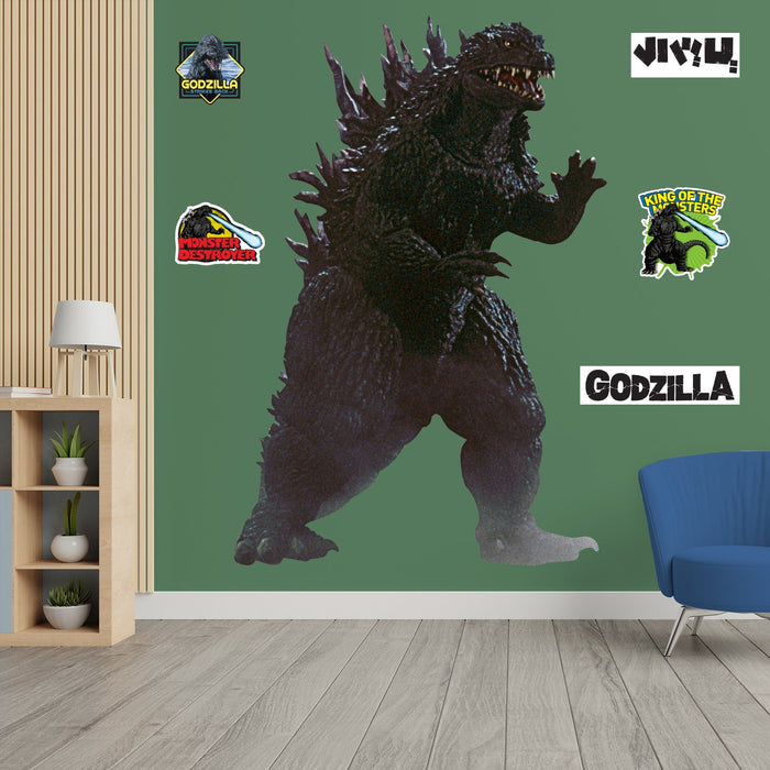 Godzilla - Godzilla (1999) - RealBig Side Collection - Official Toho - Reusable Vinyl Wall Decals