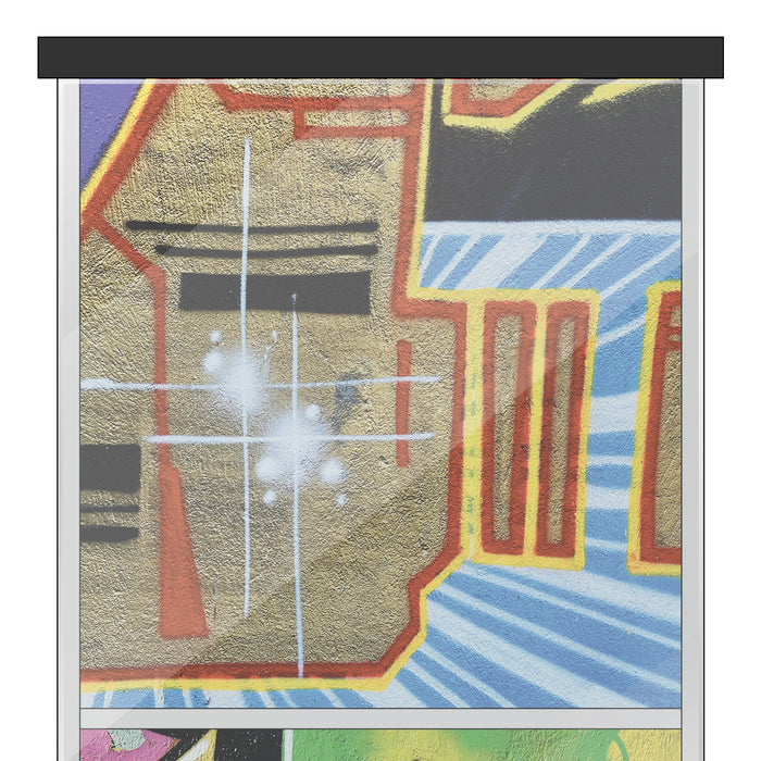 Graffiti 06 Themed 15 x 15 Background Decals for IKEA Detolf Displays