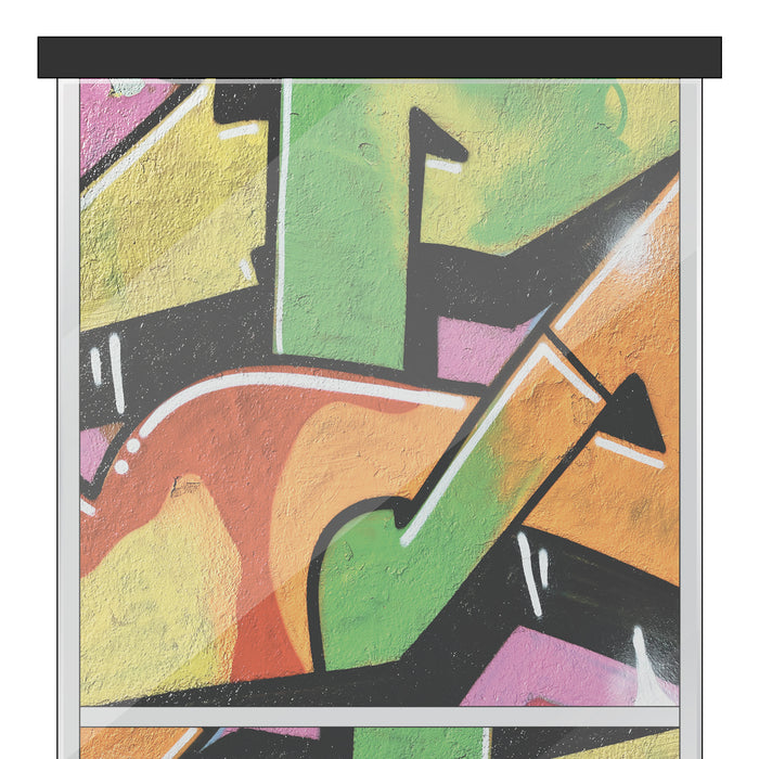 Graffiti 08 Themed 15 x 15 Background Decals for IKEA Detolf Displays