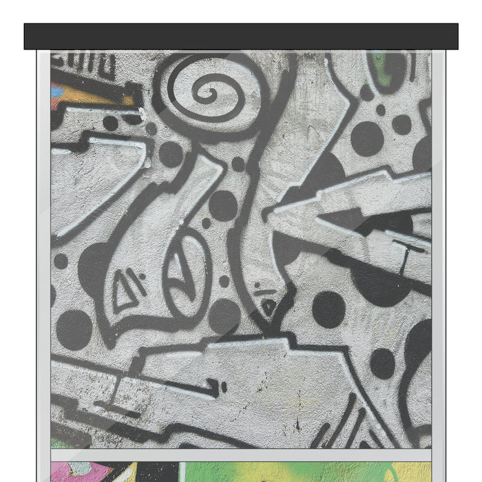 Graffiti 10 Themed 15 x 15 Background Decals for IKEA Detolf Displays
