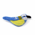 Hand Crafted Felt from Nepal: Bird Brooch, Blue and Yellow - Global Groove (J) - TheHomeToGo