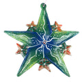 Hand Painted Bright Steel Drum Ornament - Croix des Bouquets (H) - TheHomeToGo
