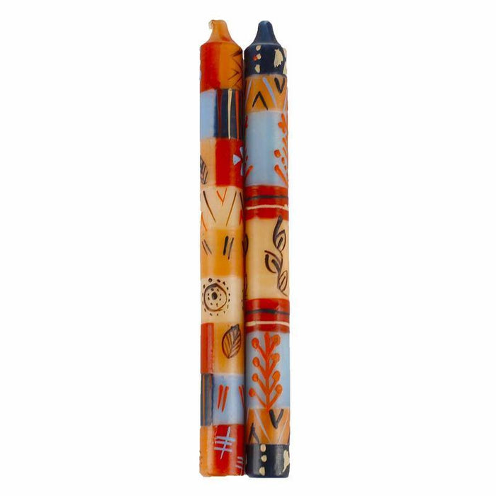 Hand Painted Candles in Uzushi Design (pair of tapers) - Nobunto - TheHomeToGo