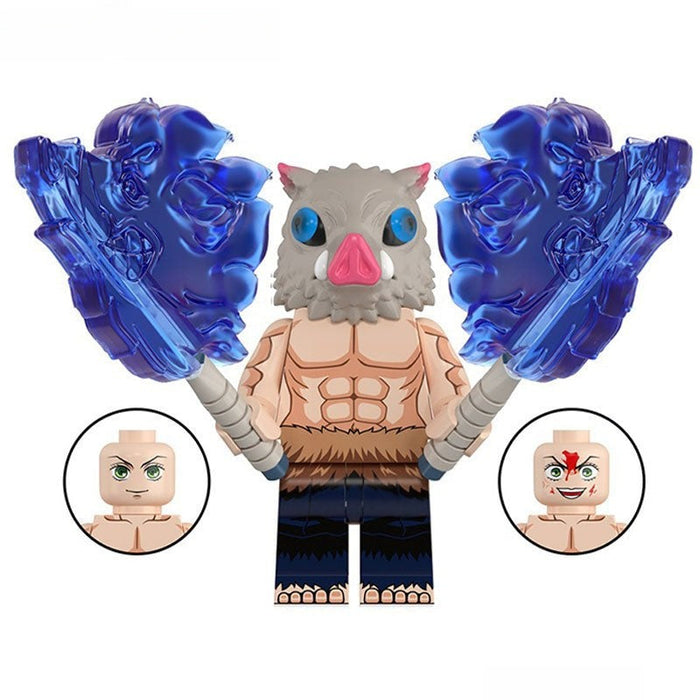 Hashibira Inosuke #2 (Demon Slayer) - Custom Building Blocks Mini Figures Compatible with Brick Building System