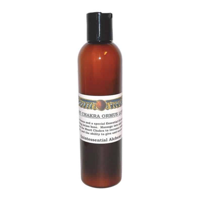 Heart Chakra ORMUS Lotion for Emotional and Energetic Balance bottle.